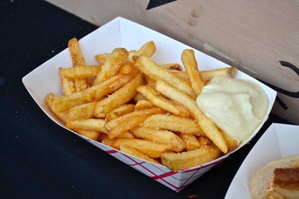 Truffle Pomme Frites with Parmesan and Truffle Aioli